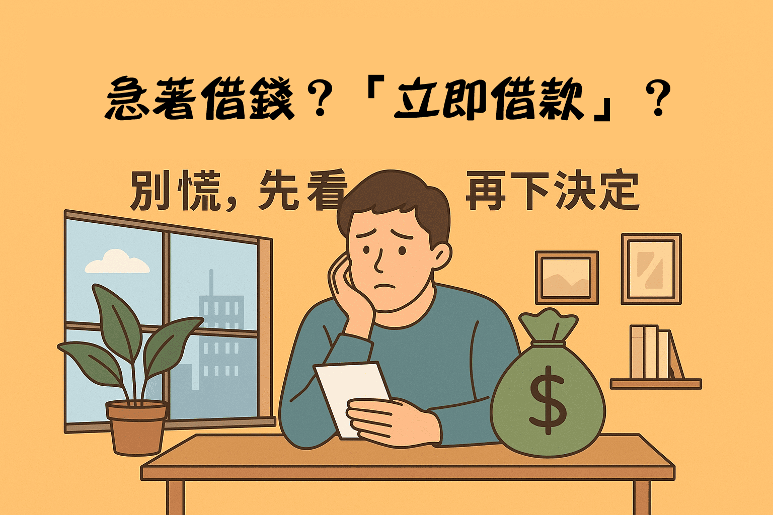 急著借錢？「立即借款」前你該知道的5件事