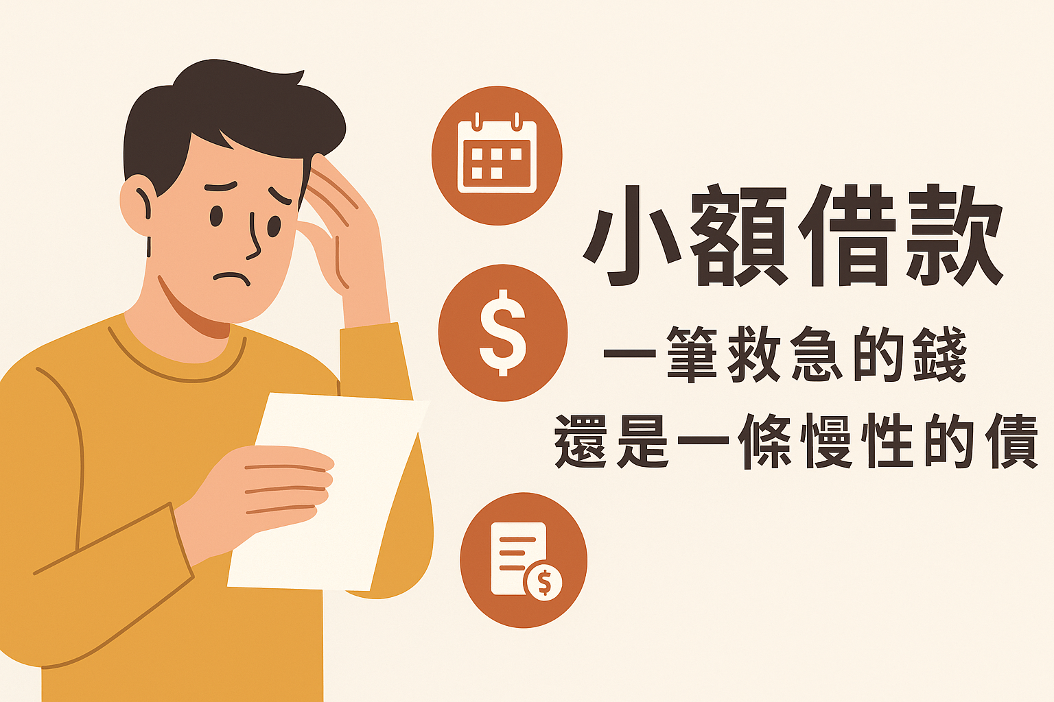 小額借款：一筆救急的錢，還是一條慢性的債？