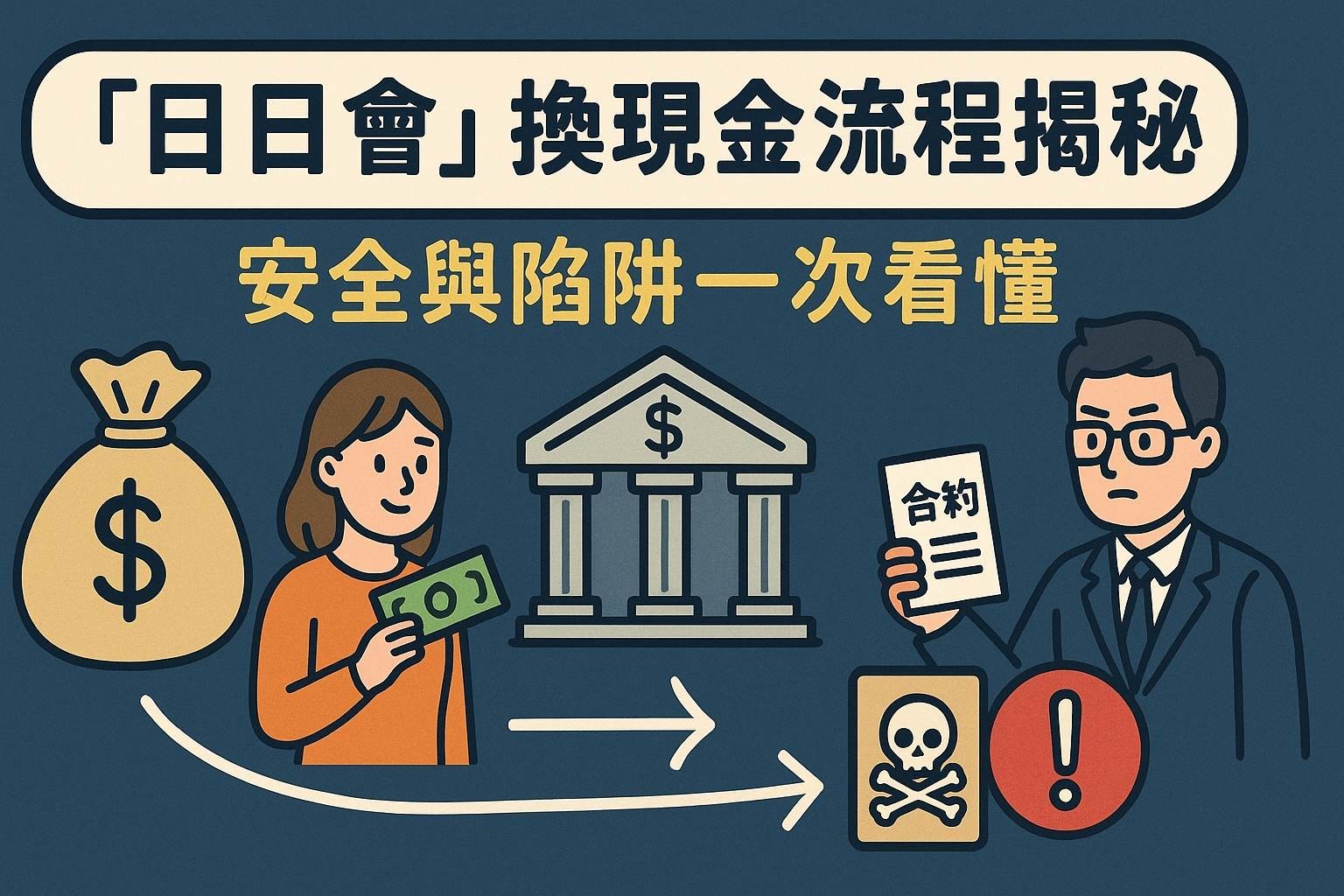 「日日會」換現金流程揭秘：安全與陷阱一次看懂